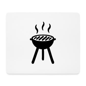 Grill BBQ - Mouse Pad (horizontal) - white - Front