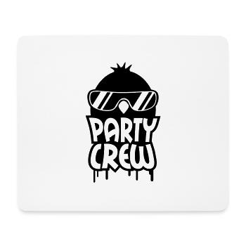 Cool Party Crew Penguin - Mouse Pad (horizontal) - white - Front
