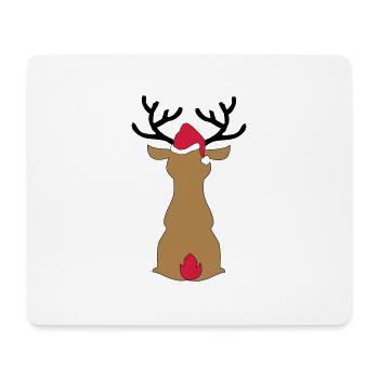 Jour de Noël - Tapis de souris (format paysage) - blanc - Devant