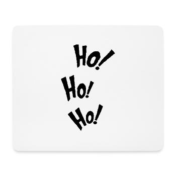 ho ho ho - Mousepad (Querformat) - Weiß - Vorne