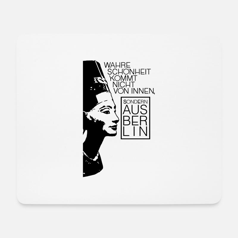 Wahre Schönheit - Berlin - Mousepad (Querformat) - Weiß