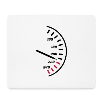 tacho02 - Tapis de souris (format paysage) - blanc - Devant