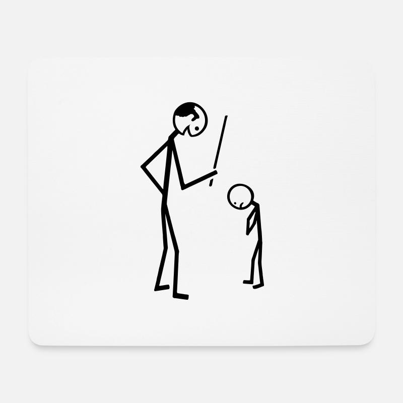 Lehrer - Mousepad (Querformat) - Weiß