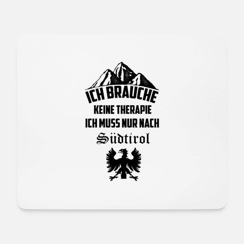 Südtirol - Mousepad (Querformat) - Weiß