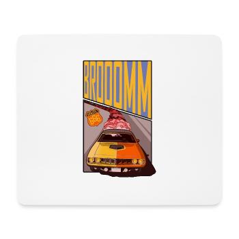 Route 666 - Mouse Pad (horizontal) - white - Front