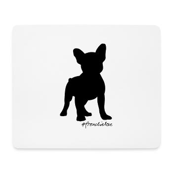 frenchielove - Mousepad (Querformat) - Weiß - Vorne