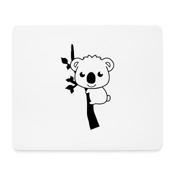 sweet_koala_001 - Tapis de souris (format paysage) - blanc - Devant