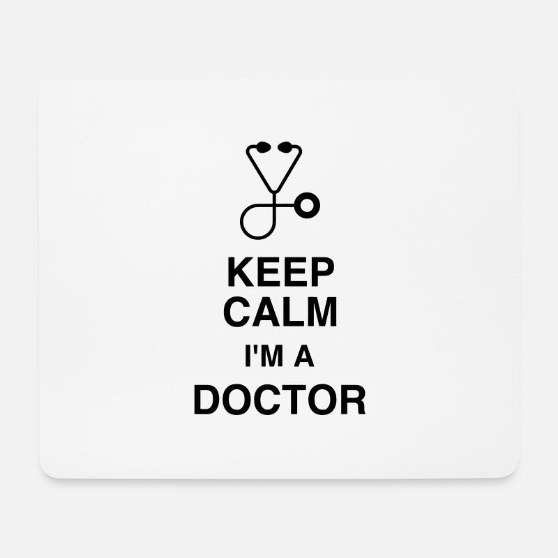 Arzt / Medizin / Ärztin / doctor - Mousepad (Querformat) - Weiß