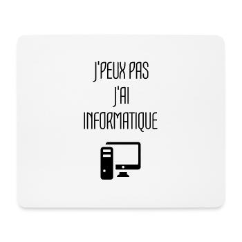 Computer / Informatiker / Aussenseiter / Ingenieur - Mousepad (Querformat) - Weiß - Vorne