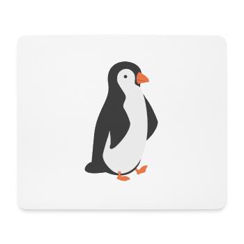 Pingouin - Tapis de souris (format paysage) - blanc - Devant