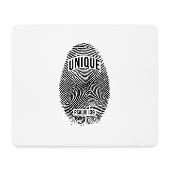 Unique - Mouse Pad (horizontal) - white - Front