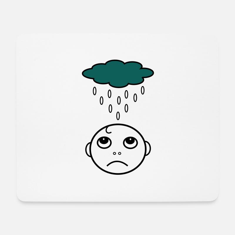 Schietwetter - Mousepad (Querformat) - Weiß
