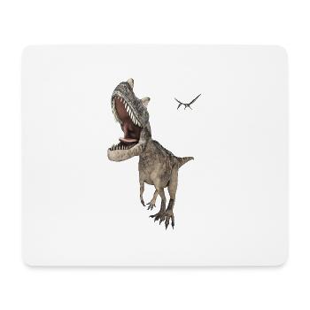 Dinosaur Ceratosaurus - Mouse Pad (horizontal) - white - Front