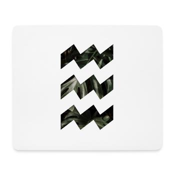 Eindhoven vibes plante verte - Tapis de souris (format paysage) - blanc - Devant