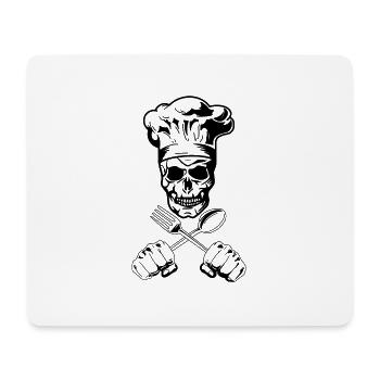 Kochen Küche Koch Restaurant - Mousepad (Querformat) - Weiß - Vorne