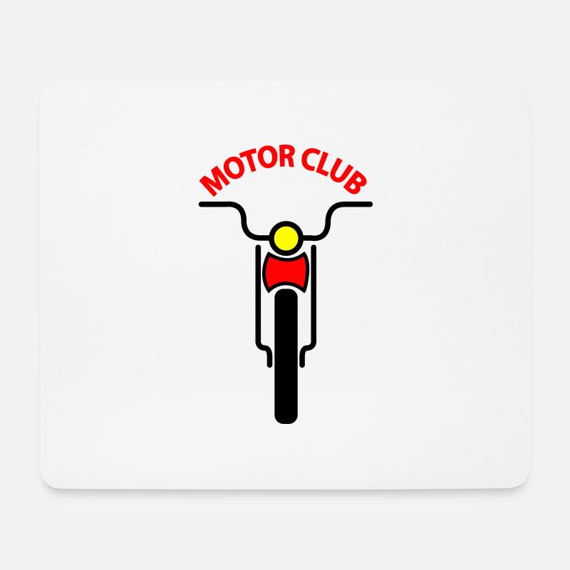 Motor club tricolor - Mousepad (Querformat) - Weiß