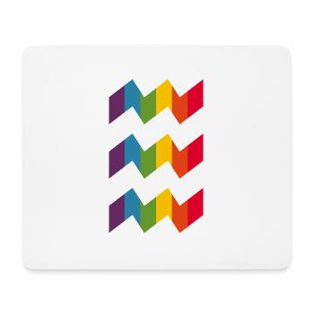 Eindhoven Rainbow - LGBTQ - Vibes - 2021 - Mouse Pad (horizontal) - white - Front