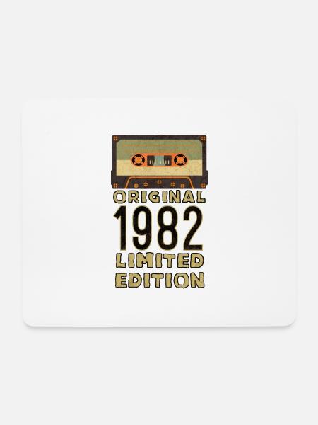 1982 Vintage Jahrgang Geburtstag Retro Geschenk - Mousepad (Querformat) - Weiß