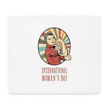 International woman's day - Mouse Pad (horizontal) - white - Front
