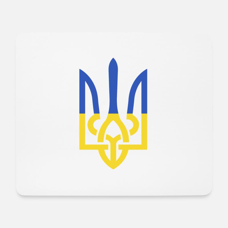 Ukraine Frieden - Mousepad (Querformat) - Weiß