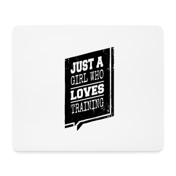 present statement disc brake awesome birthday fun - Mouse Pad (horizontal) - white - Front