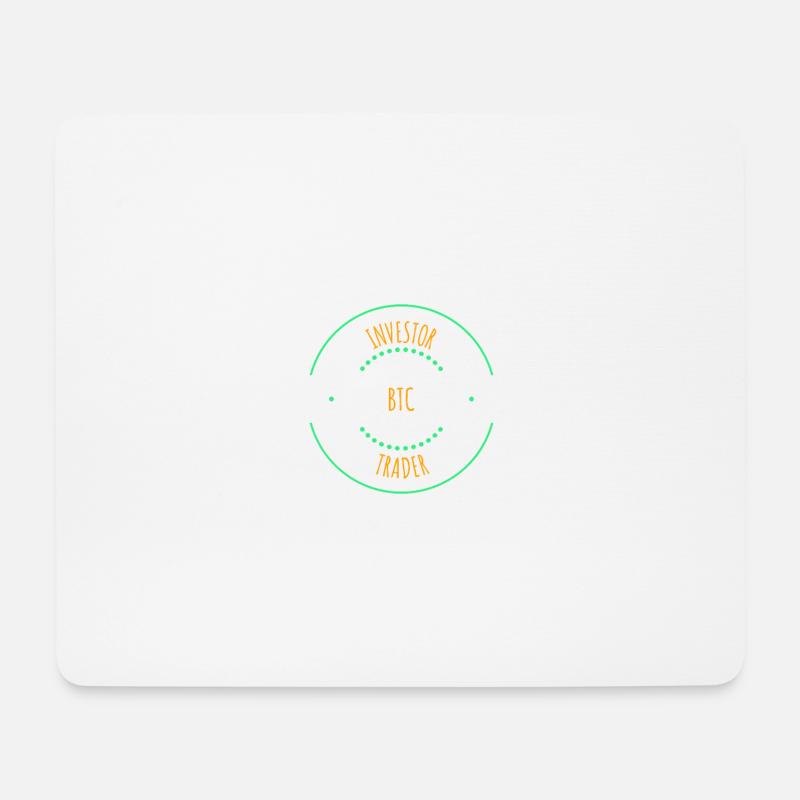 BTC Investor Trader - Mousepad (Querformat) - Weiß