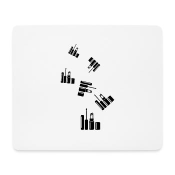 Make Up Cosmetics Icon - Mouse Pad (horizontal) - white - Front