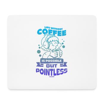 Coffee - Mouse Pad (horizontal) - white - Front