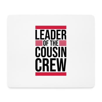 Leader Cousin Crew Team - Mousepad (Querformat) - Weiß - Vorne