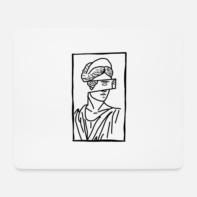 Antique - Mouse Pad (horizontal) - white