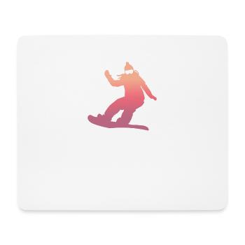 Snowboarding Is My Passion - Mouse Pad (horizontal) - white - Front