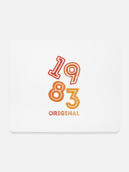 Original 1983 - Mousepad (Querformat) - Weiß