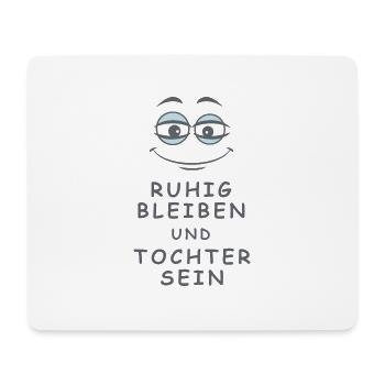 Tochter sein - Mousepad (Querformat) - Weiß - Vorne