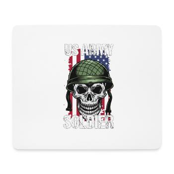 USA Armee Soldat Heimat Geschenk - Mousepad (Querformat) - Weiß - Vorne