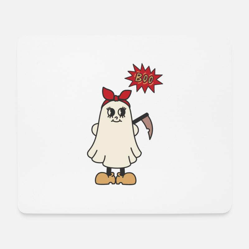Ghost Of Disapproval - Mousepad (Querformat) - Weiß