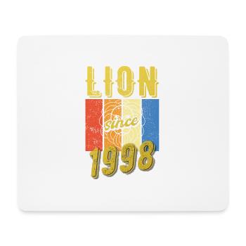 Léo 1998 Cadeau d’anniversaire du zodiaque - Tapis de souris (format paysage) - blanc - Devant