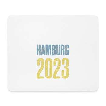 Hambourg 2023 Krone - Tapis de souris (format paysage) - blanc - Devant