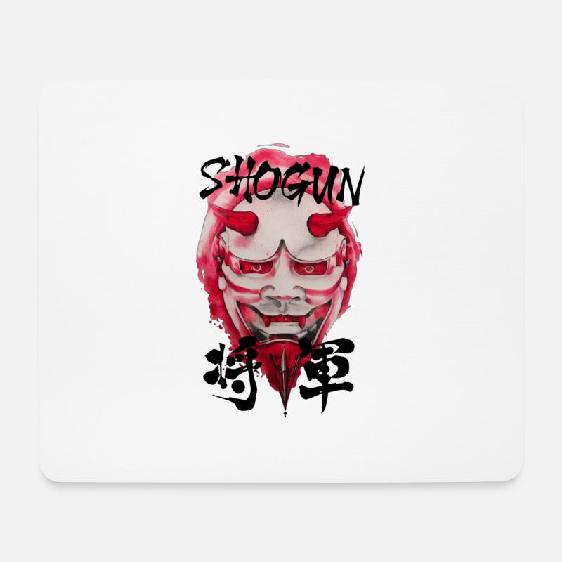 SHOGUN - Mousepad (Querformat) - Weiß