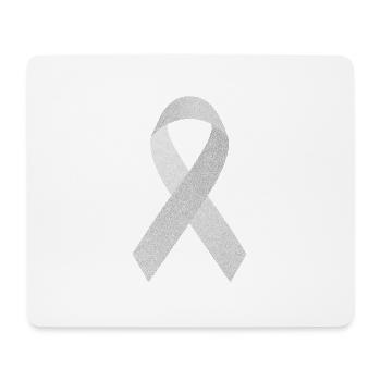 Mourning ribbon - Mouse Pad (horizontal) - white - Front