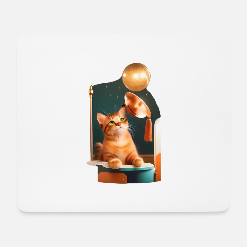 Katze, Katze, Katze - Mousepad (Querformat) - Weiß