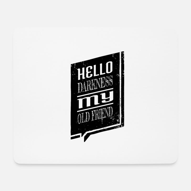 weightless funny sayings night sky - Mousepad (Querformat) - Weiß