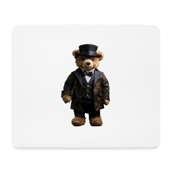 Les vêtements font l’homme, même avec les ours - Tapis de souris (format paysage) - blanc - Devant