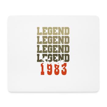 Cadeau 41e Anniversaire Vintage Né un mois de 1983 - Tapis de souris (format paysage) - blanc - Devant