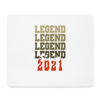 Cadeau 3e Anniversaire Vintage Né un mois de 2021 - Tapis de souris (format paysage) - blanc - Devant
