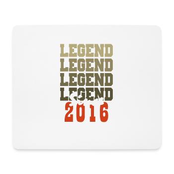 Cadeau 8e Anniversaire Vintage Né un mois de 2016 - Tapis de souris (format paysage) - blanc - Devant
