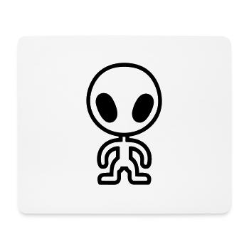 alien - Mouse Pad (horizontal) - white - Front