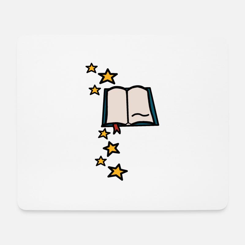 Magic Book - Mouse Pad (horizontal) - white