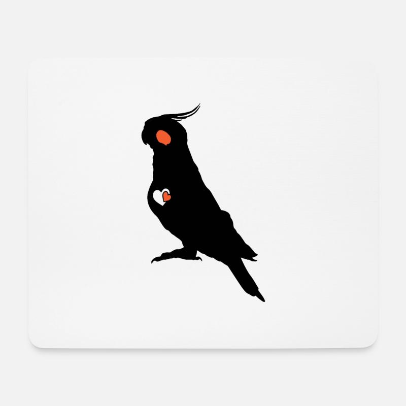 Nymphensittich-Liebhaber - Mousepad (Querformat) - Weiß