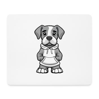 Great Dane Hund Lustig - Mousepad (Querformat) - Weiß - Vorne