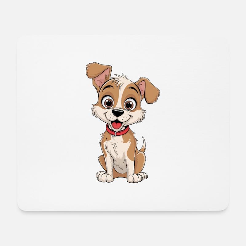 Wagging Friend - Mouse Pad (horizontal) - white